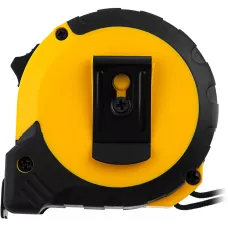 Рулетка DENZEL 5м х 19мм, двухкомп. корпус, кнопка-пауза