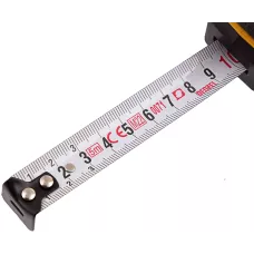 Рулетка DENZEL 5м х 19мм, двухкомп. корпус, кнопка-пауза