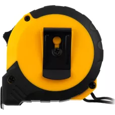 Рулетка DENZEL 5м х 25мм, двухкомп. корпус, кнопка-пауза