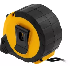 Рулетка DENZEL 5м х 25мм, двухкомп. корпус, кнопка-пауза