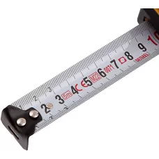 Рулетка DENZEL 5м х 25мм, двухкомп. корпус, кнопка-пауза