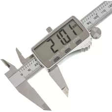 Штангенциркуль DENZEL 150 мм, электронный, большой дисплей, с глубиномером