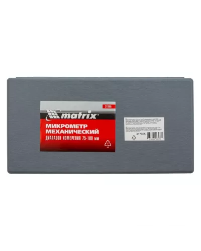 Микрометр механический,75-100 мм Matrix