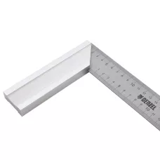 Угольник DENZEL 32397 300 мм, нержавеющая сталь, градуировка, алюминиевое основание