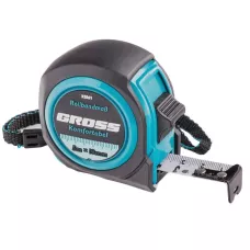 Рулетка Komfortabel 5 м х 19 мм, обрезиненный корпус GROSS 32561