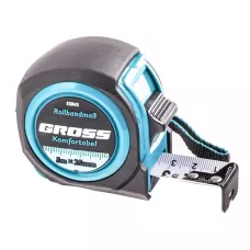 Рулетка Komfortabel 5 м х 25 мм, обрезиненный корпус GROSS 32562