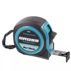 Рулетка Komfortabel 10 м х 25 мм, обрезиненный корпус GROSS 32564