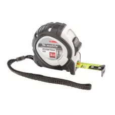 Рулетка Neon, 3 м x 16 мм, обрезиненный корпус, 3 фиксации, Pro MATRIX 32590