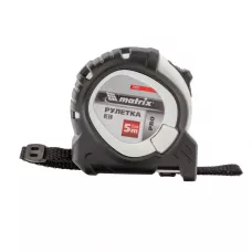 Рулетка Neon, 5 м x 25 мм, обрезиненный корпус, 3 фиксации, Pro MATRIX 32592
