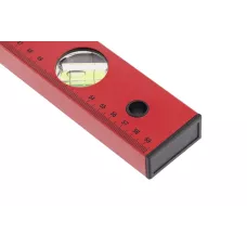 Уровень алюминиевый, 600 мм, 3 глазка, красный, линейка MATRIX 33223