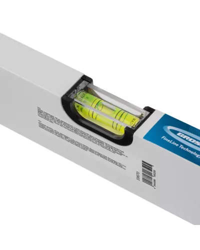 Уровень алюминиевый, 400 мм, фрезерованный, 2 глазка, магнитный Gross