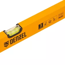 Уровень алюминиевый DENZEL 33686, 2000 мм, 3 глазка, фрезерованный