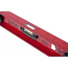 Уровень алюминиевый "Рельс", 400 мм, 3 глазка, усиленный MATRIX 34004