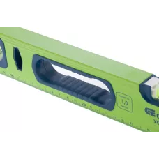 Уровень алюминиевый УС-1, 0-1200, фрезерованный, 3 глазка, рукоятки, 1200 мм Сибртех