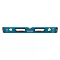 Уровень алюминиевый GROSS, 600 мм, усиленный с ударопрочными заглушками, рукоятки, 3 глазка 34326