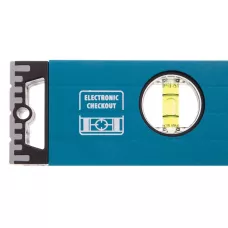 Уровень алюминиевый GROSS, 600 мм, усиленный с ударопрочными заглушками, рукоятки, 3 глазка 34326