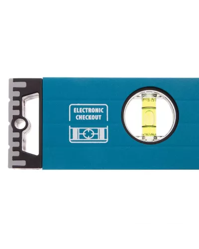 Уровень алюминиевый, 600 мм, усиленный с ударопрочными заглушками, рукоятки, 3 глазка Gross