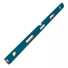 Уровень алюминиевый GROSS, 1000 мм, усиленный с ударопрочными заглушками, рукоятки, 3 глазка 34330