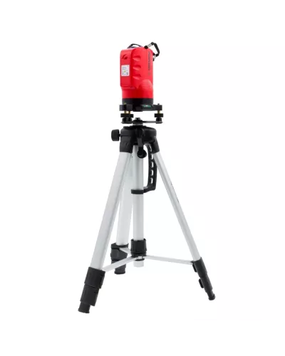 Уровень лазерный самовыравнивающийся, 150 мм, штатив 1150 мм, набор в пластиковом кейсе Matrix