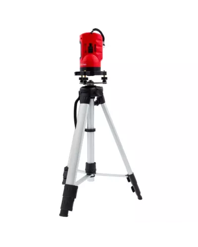 Уровень лазерный самовыравнивающийся, 150 мм, штатив 1150 мм, набор в пластиковом кейсе Matrix