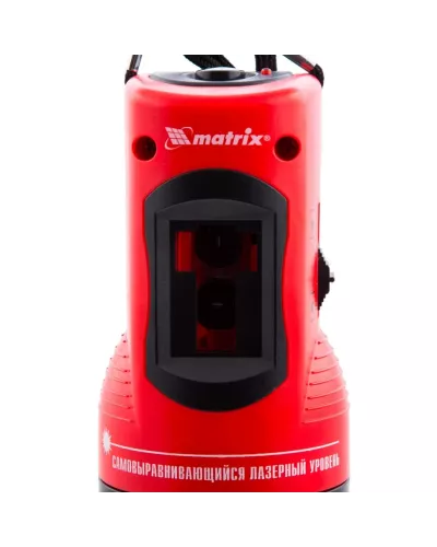 Уровень лазерный самовыравнивающийся, 150 мм, штатив 1150 мм, набор в пластиковом кейсе Matrix