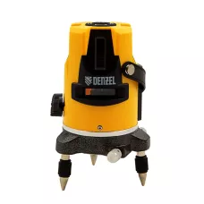Лазерный уровень DENZEL LX3, 10 м, ± 0.3 мм/1 м, 635 нм, резьба 5/8 дюйм