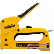 Степлер мебельный DENZEL тип 53 и 13, 6-14мм, тип 140, 10-14мм, тип 300, 15мм, тип 500, 15мм