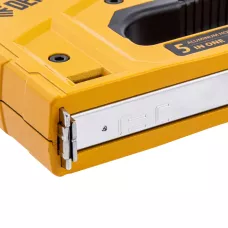 Степлер мебельный DENZEL тип 53 и 13, 6-14мм, тип 140, 10-14мм, тип 300, 15мм, тип 500, 15мм