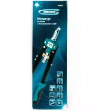 Заклепочник двуручный GROSS 420 мм, двухкомпонентные рукоятки 40407