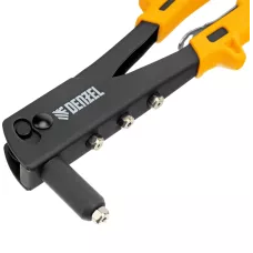 Заклепочник ручной DENZEL 255 мм, заклепки 2,4-3,2-4,0-4,8 мм