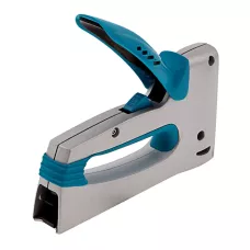 Степлер мебельный GROSS, алюминиевый корпус,регулировка удара, тип скобы 13, 53, 300, 6-16мм 41002