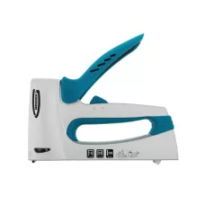 Степлер мебельный GROSS, алюминиевый корпус,регулировка удара, тип скобы 13, 53, 300, 6-16мм 41002