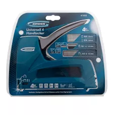 Степлер мебельный GROSS универс. (Universell 4) пласт, 4-функц, тип скобы 53, 36, 300, 500, 8-14мм 41005