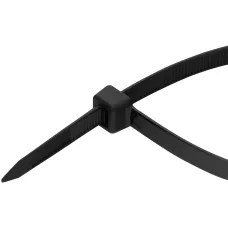 Хомуты, 300 х 8 мм, пластиковые, черные, 100 шт Сибртех