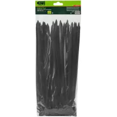 Хомуты, 300 х 8 мм, пластиковые, черные, 100 шт Сибртех