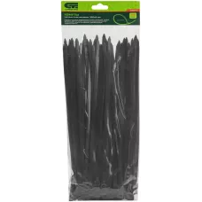 Хомуты, 300 х 8 мм, пластиковые, черные, 100 шт Сибртех