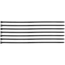 Хомуты, 400 х 8 мм, пластиковые, черные, 50 шт Сибртех