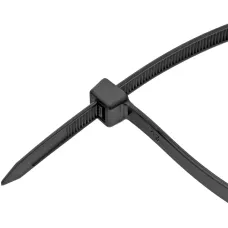 Хомуты, 400 х 8 мм, пластиковые, черные, 50 шт Сибртех