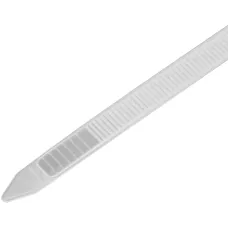 Хомуты, 400 х 8 мм, пластиковые, белые, 50 шт Сибртех