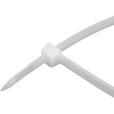 Хомуты, 500 х 8 мм, пластиковые, белые, 50 шт Сибртех