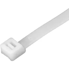 Хомуты, 500 х 8 мм, пластиковые, белые, 50 шт Сибртех