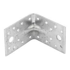 Крепежный уголок усиленный 2 мм, KUU 70 x 70 x 55 мм Россия Сибртех