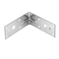 Крепежный уголок усиленный 2 мм, KUU 90 x 90 x 40 мм Россия Сибртех