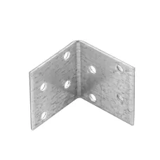 Крепежный уголок равносторонний 2 мм, KUR 40 x 40 x 40 мм Россия Сибртех