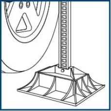 Опора для реечного домкрата на грунте, Off-RoaD Base Stels