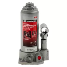 Домкрат гидравл. бутылочный, 4 т, Н 194-372 мм MATRIX  50754