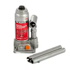 Домкрат гидравлический бутылочный, 2 т, h подъема 158-308 мм MATRIX 50760