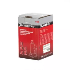 Домкрат гидравлический бутылочный, 2 т, h подъема 158-308 мм MATRIX 50760