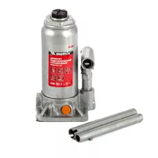 Домкрат гидравлический бутылочный, 5 т, h подъема 197-382 мм MATRIX 50764