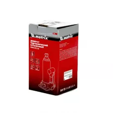 Домкрат гидравлический бутылочный, 8 т, h подъема 230-457 мм MATRIX 50766